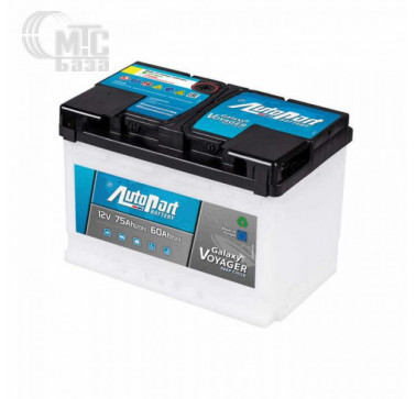 Аккумулятор AutoPart Voyager ARL075-V00 6CT-75R  278x175x190 mm стационарный