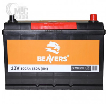 Аккумулятор Beavers 6СТ-100 R ASIA (D31 60032)   680A 306x175x220мм  Польша