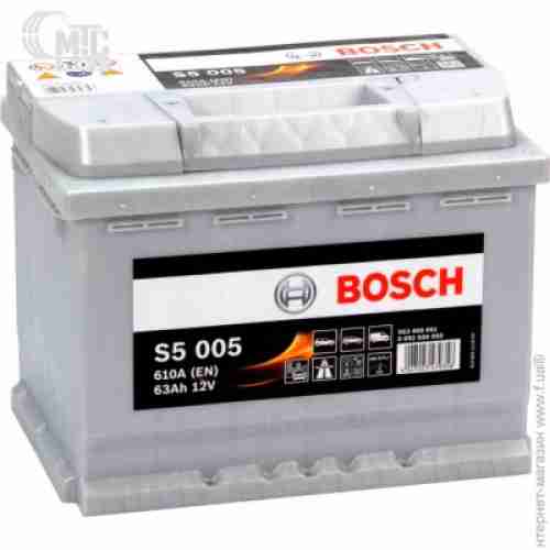 Аккумулятор Bosch S5 Silver Plus [0092S50050] 6СТ-63 Ач R EN610 А 242x175x190