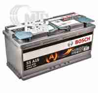 Аккумуляторы Аккумулятор Bosch  S5 AGM [S5A15] 6СТ-105 R   EN950 А 394x175x190mm