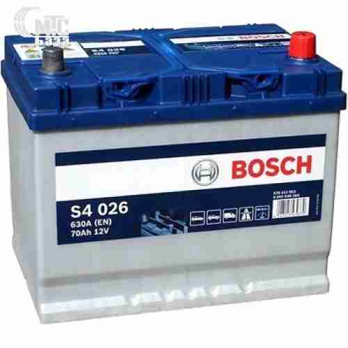 Аккумулятор Bosch S4 Silver Asia [0092S40260] 6СТ-70 Ач R EN630 А 261x175x220mm