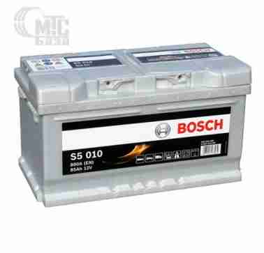 Аккумуляторы Аккумулятор Bosch  6СТ-85 АзЕ S5 Silver Plus [0092S50100] EN800 А 315x175x175mm