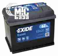 Аккумуляторы Аккумулятор Exide Excell 6CT-62 [EB620] EN540 А 242x175x190мм