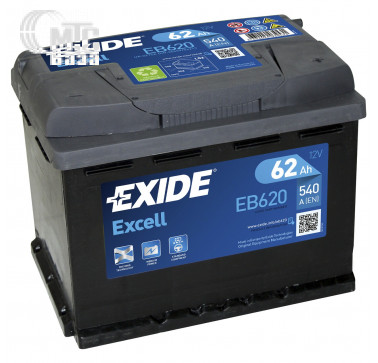 Аккумулятор Exide Excell 6CT-62 [EB620] EN540 А 242x175x190мм