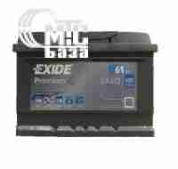 Аккумуляторы Аккумулятор Exide Premium [EA612] 6CT-61 R EN600 А 242x175x175мм