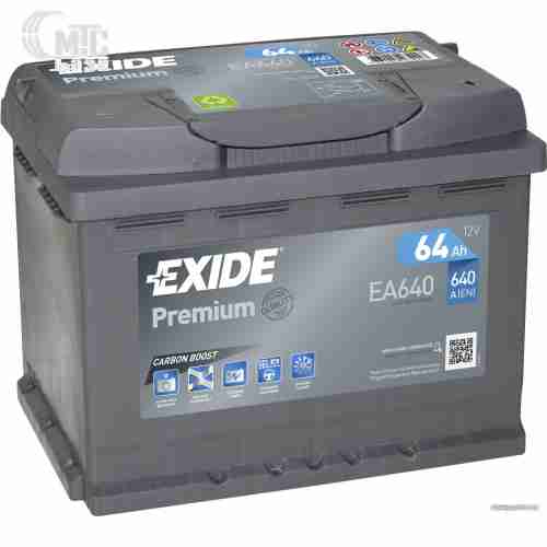 Аккумулятор Exide Premium 6СТ-64 R [EA640] EN640 А 242x175x190мм