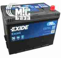 Аккумуляторы Аккумулятор Exide Excell 6CT-70 [EB704] EN540 А 270x173x222мм