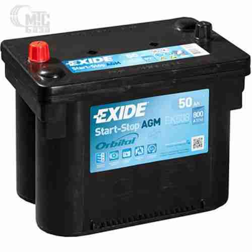 Аккумулятор Exide Start-Stop AGM 6CT-50 L [EK508] EN800 А 260x173x206мм
