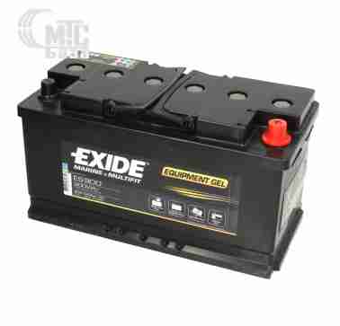 Аккумуляторы Аккумулятор на водный транспорт Exide Equipment Gel 6СТ-80 R [ES900] EN540 А 353x175x190мм гелевый