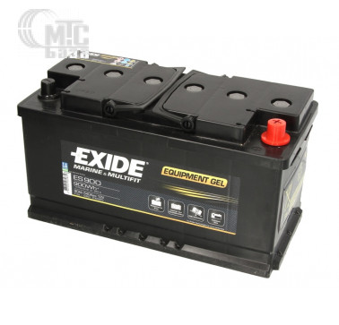 Аккумулятор на водный транспорт Exide Equipment Gel 6СТ-80 R [ES900] EN540 А 353x175x190мм гелевый