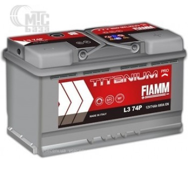 Аккумулятор FIAMM Titanium Pro L4 74P [7905154] 6СТ-74 Ач R EN680 А 278x175x190мм
