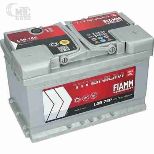 Аккумулятор FIAMM Titanium Pro L3B 75P 6СТ-75 Ач R EN730 А 278x175x175мм