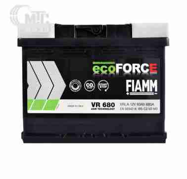 Аккумуляторы Аккумулятор FIAMM Ecoforce AGM [VR680] 6СТ-60 Ач R EN680 А 242x175x190мм