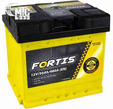 Аккумуляторы Аккумулятор Fortis 6СТ-50 Аз R FRT50-00  EN480 А 207x175x190 мм 