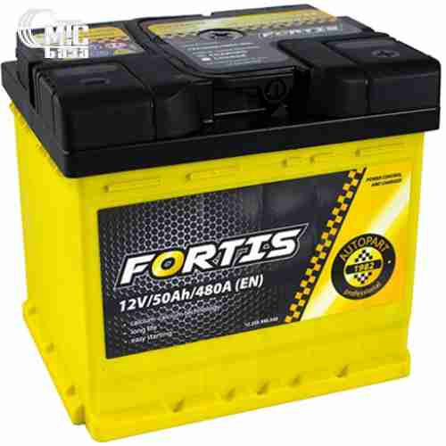 Аккумулятор Fortis 6СТ-50 Аз R FRT50-00  EN480 А 207x175x190 мм 