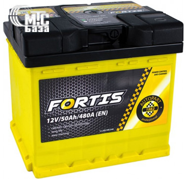 Аккумулятор Fortis 6СТ-50 Аз  FRT50-01  EN480 А 207x175x190 мм 