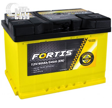 Аккумулятор Fortis 6СТ-60 АзЕ  FRT60-00  EN540 А 242x175x190 мм 