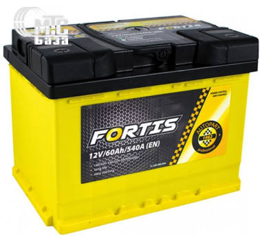 Аккумулятор Fortis 6СТ-60 Аз  FRT60-01  EN540 А 242x175x190 мм 