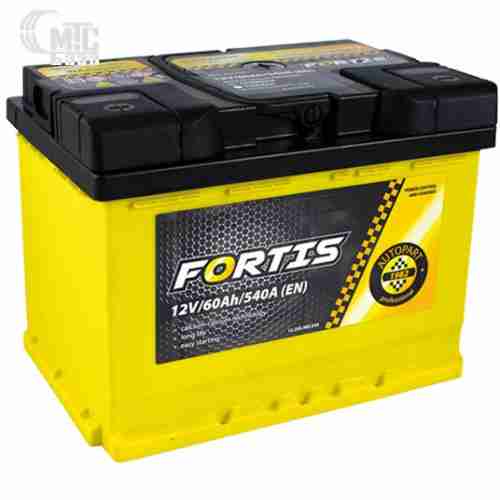Аккумулятор Fortis 6СТ-60 Аз  FRT60-01  EN540 А 242x175x190 мм 