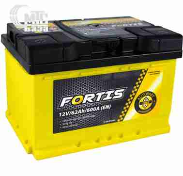 Аккумуляторы Аккумулятор Fortis 6СТ-62 Аз FRT62-01  EN600 А 242x175x175 мм 