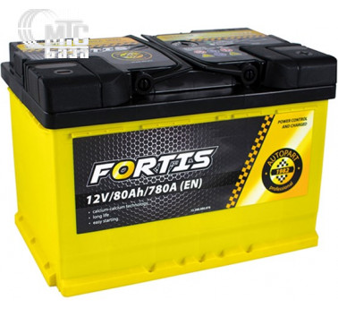 Аккумулятор Fortis 6СТ-80 АзЕ  FRT80-00 EN780 А 278x175x190мм 