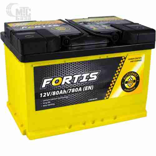 Аккумулятор Fortis 6СТ-80 АзЕ  FRT80-00 EN780 А 278x175x190мм 