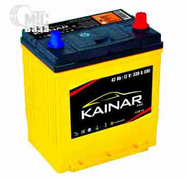 Аккумуляторы Аккумулятор  KAINAR 6CT-42 Аз 44B19L R  Asia 186x129x220 мм EN350 А