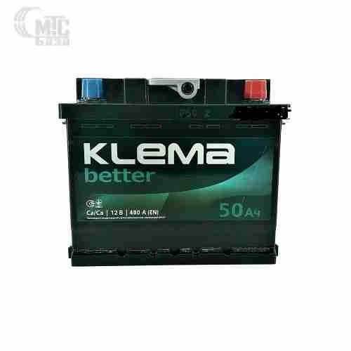 Аккумулятор KLEMA 6СТ-50 АзЕ BETTER  EN480A   207x175x175 мм