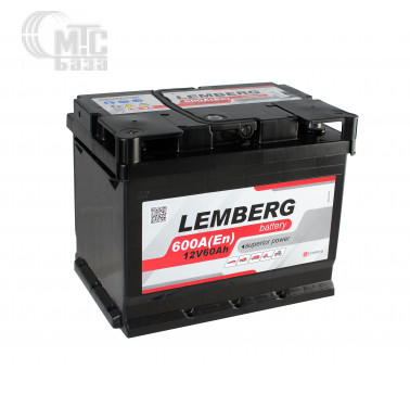 Аккумулятор LEMBERG battery 6СТ-60 R LB60-0 Superior Power    600A  242x175x190 мм