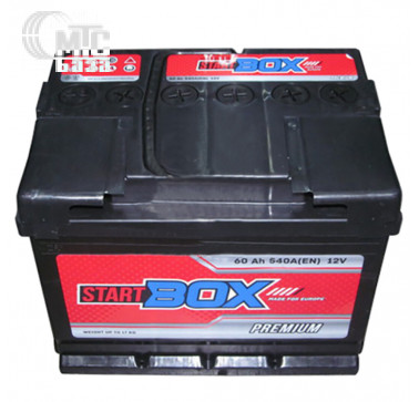 Аккумулятор   60Ah-12v StartBOX Premium (242x175x190),L,EN540