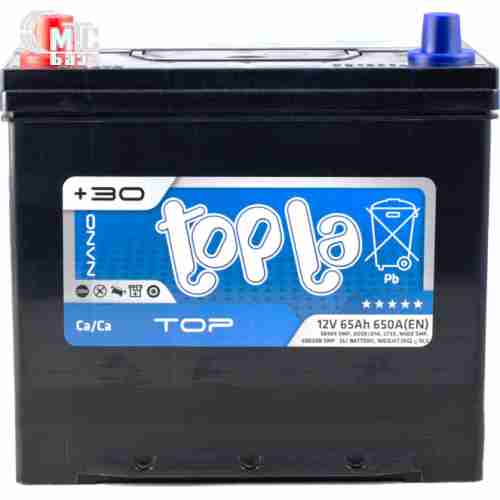 Аккумулятор Topla Top JIS 6СТ-65 L [56569 SMF] EN650 А 230x172x220мм