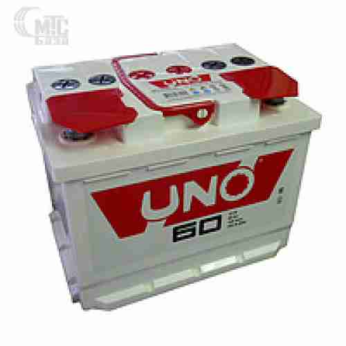 Акумулятор Uno 6СТ-60Ah Аз 480A Uno (1) 242x175x190