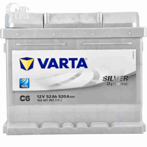 Аккумулятор Varta Silver Dynamic [552401052] 6СТ-52 Ач R EN520 А 207x175x175мм