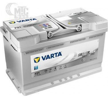 Аккумулятор Varta Silver Dynamic AGM/Start-Stop Plus AGM [580901080] 6СТ-80 Ач R EN800 А 315x175x190мм