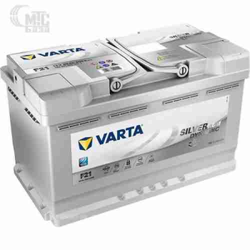Аккумулятор Varta Silver Dynamic AGM/Start-Stop Plus AGM [580901080] 6СТ-80 Ач R EN800 А 315x175x190мм