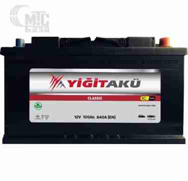 Аккумуляторы Аккумулятор YIGIT AKU 6СТ-100 Ah R 900A Classic  353x175x190 Турция