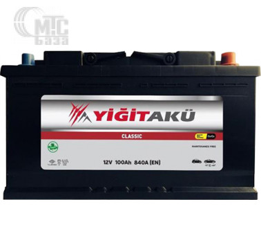 Аккумулятор YIGIT AKU 6СТ-100 Ah R 900A Classic  353x175x190 Турция