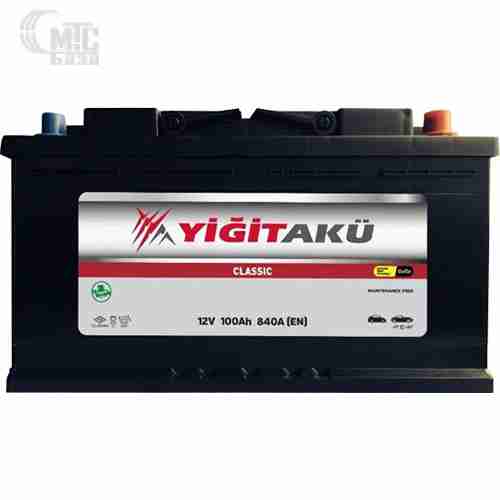 Аккумулятор YIGIT AKU 6СТ-100 Ah R 900A Classic  353x175x190 Турция
