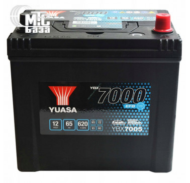 Аккумулятор Yuasa EFB Start Stop Battery Japan [YBX7005]  6СТ-65 Ач R EN620 А 232x173x225 мм