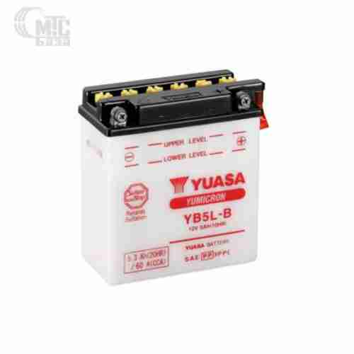 Аккумулятор на мотоцикл Yuasa Yumicron [YB5L-B] 6СТ-5,3 Ач R EN 60 А 121x61x131мм
