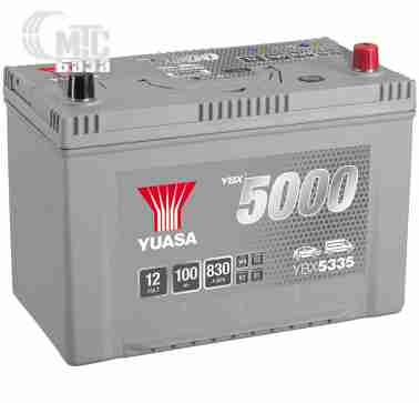 Аккумуляторы Аккумулятор  Yuasa  Silver High Performance Battery Japan  [YBX5335] 6СТ-100 Ач R EN830 А 303x174x222мм