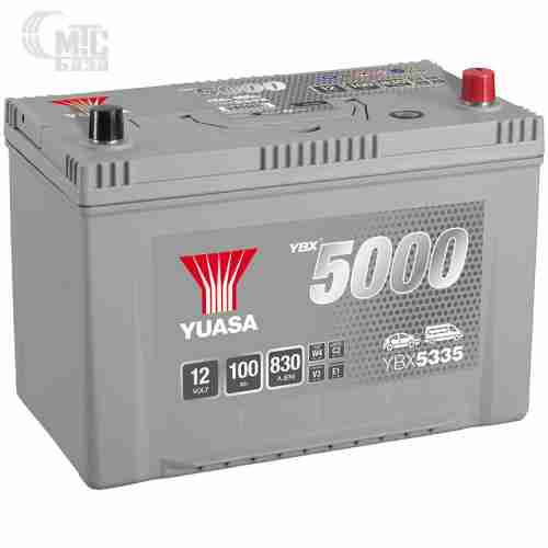 Аккумулятор  Yuasa  Silver High Performance Battery Japan  [YBX5335] 6СТ-100 Ач R EN830 А 303x174x222мм