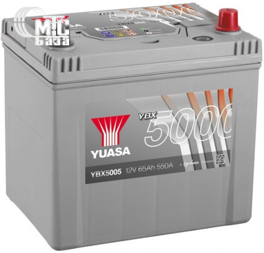 Аккумулятор  Yuasa  Silver High Performance Battery Japan  [YBX5005] 6СТ-65 Ач R EN550 А 232x175x225 мм