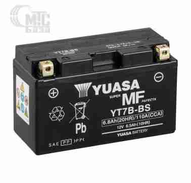 Аккумуляторы Аккумулятор на мотоцикл GS Yuasa Maintenance Free [YT7B-BS] 6СТ-7 Ач L EN120 А 150x65x93мм
