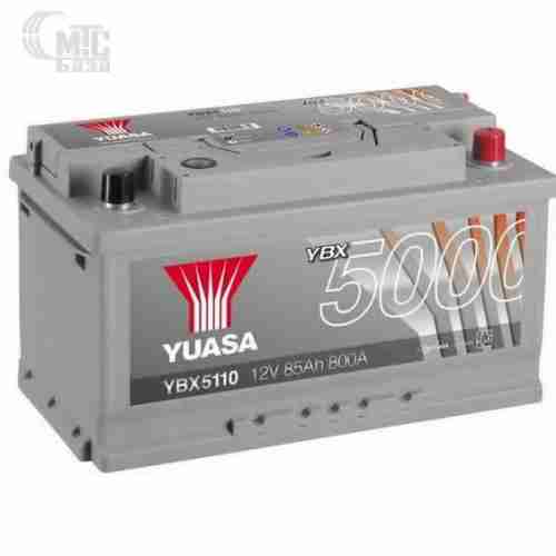 Аккумулятор  Yuasa  Silver High Performance Battery  [YBX5110] 6СТ-85 Ач R EN800 А 315x175x175мм
