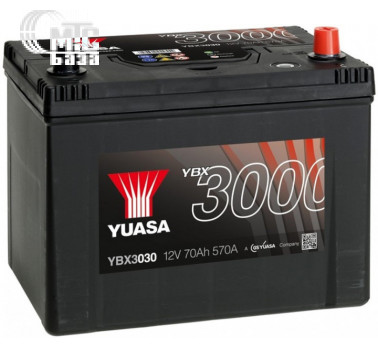 Аккумулятор  Yuasa SMF Battery Japan  [YBX3030] 6СТ-72 Ач R EN630 А 260x174x225мм