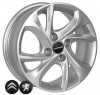 Replica Citroen (TL4010) 6x15 4x108 ET23 DIA65,1 (silver)