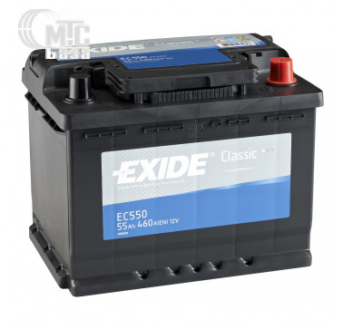 Аккумулятор Exide Classic 6CT-55 [EC550] EN460 А 242x175x190мм
