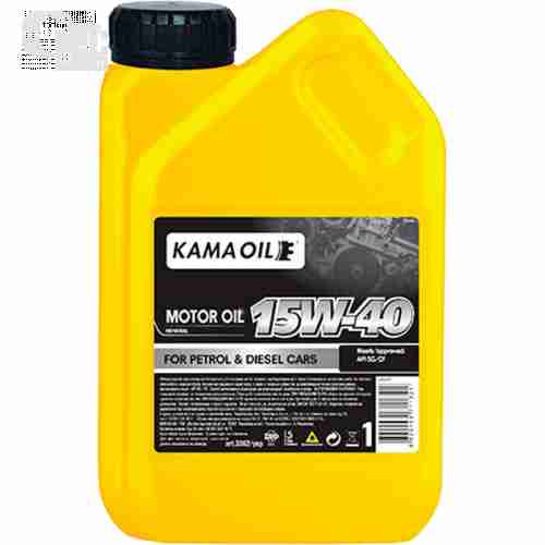 Масло моторн. Кама Ойл 15W-40 SG/CF (Канистра 1л/0.75кг.)