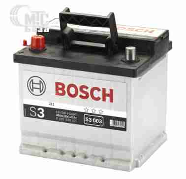 Аккумуляторы Аккумулятор Bosch S3 [0092S30030] 6СТ-45 Ач L EN400 А 207x175x190mm